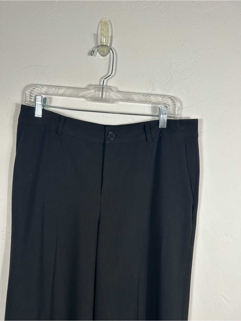 Lauren Ralph Lauren Black Wide Leg Dress Pants Trousers Flat Front Size 6 - Picture 4 of 6